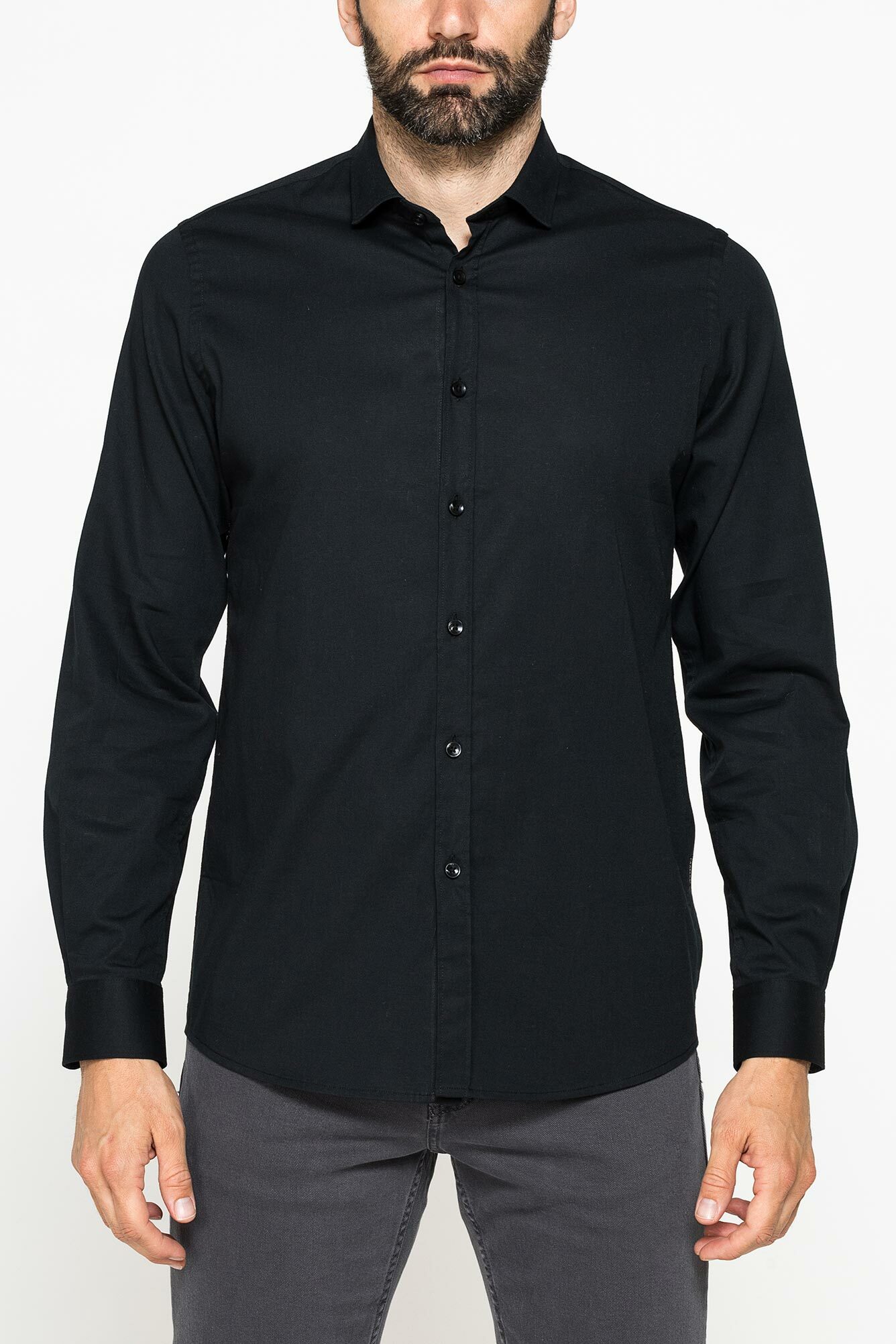 Áo Sơ Mi Nam Carrera Jeans T206B1246A Màu Đen L