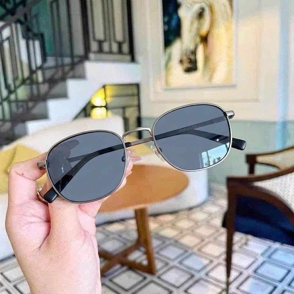 Kính Mát Calvin Klein Men's Sunglasses Blue Square CK20122S 008 52 Màu Xanh
