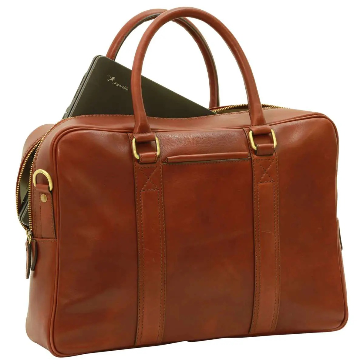 Túi Đựng Laptop Nam Old Angler Calfskin 030191MA * 91Ma Màu Nâu