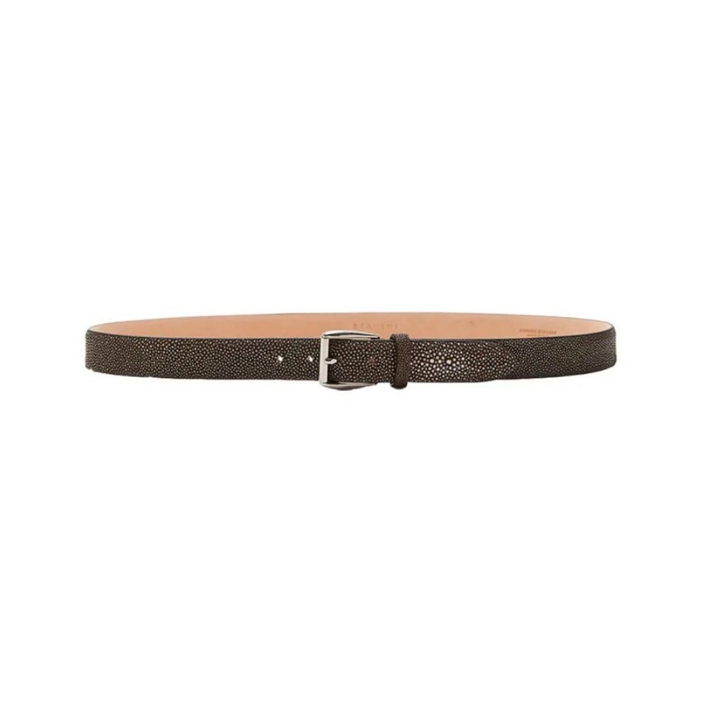 Thắt Lưng Nam Biagini CINTURA TOKYO - Dark Brown Màu Nâu Size 115-130