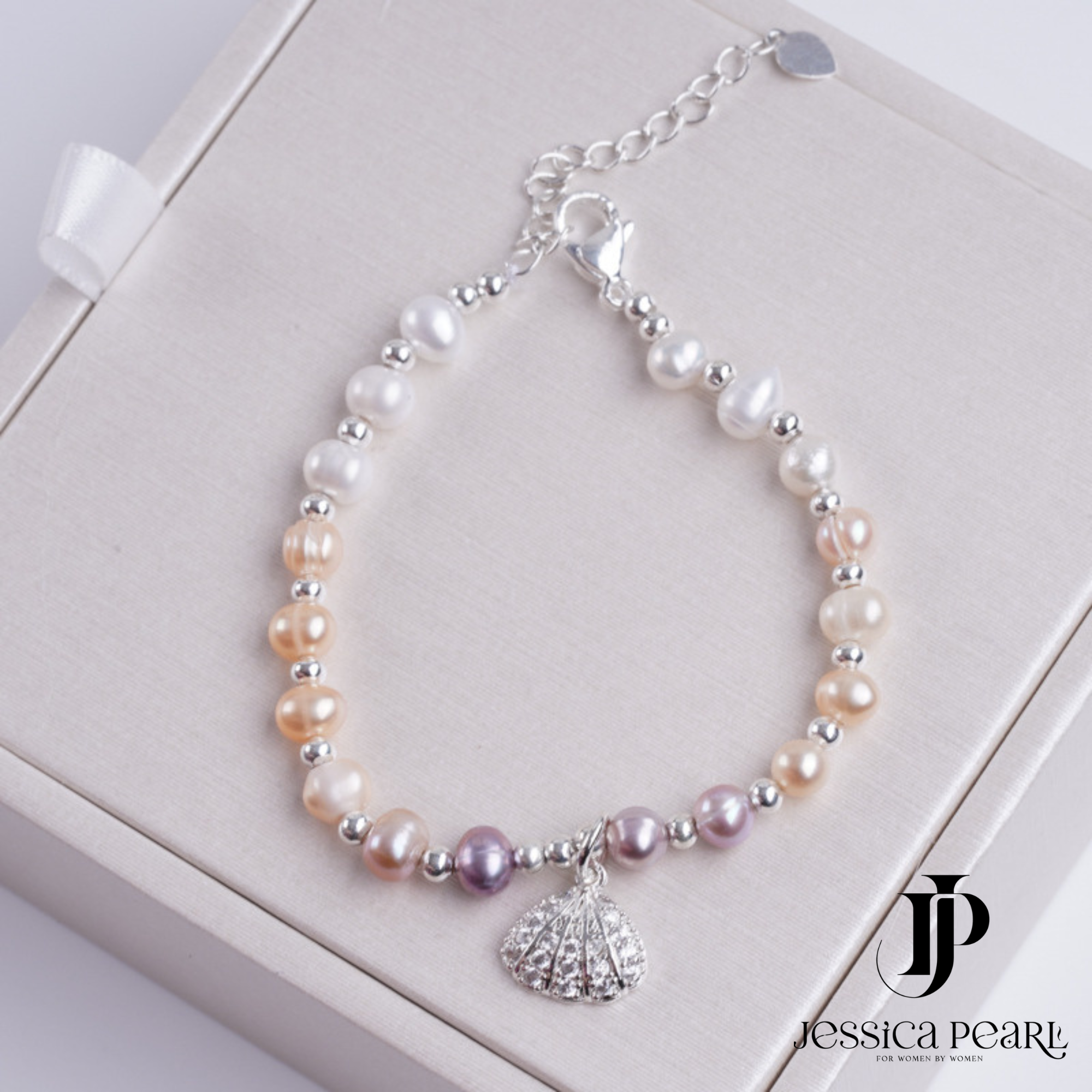 Vòng Tay Nữ Kya Jewel Ngọc Trai Multicolor JB28-D
