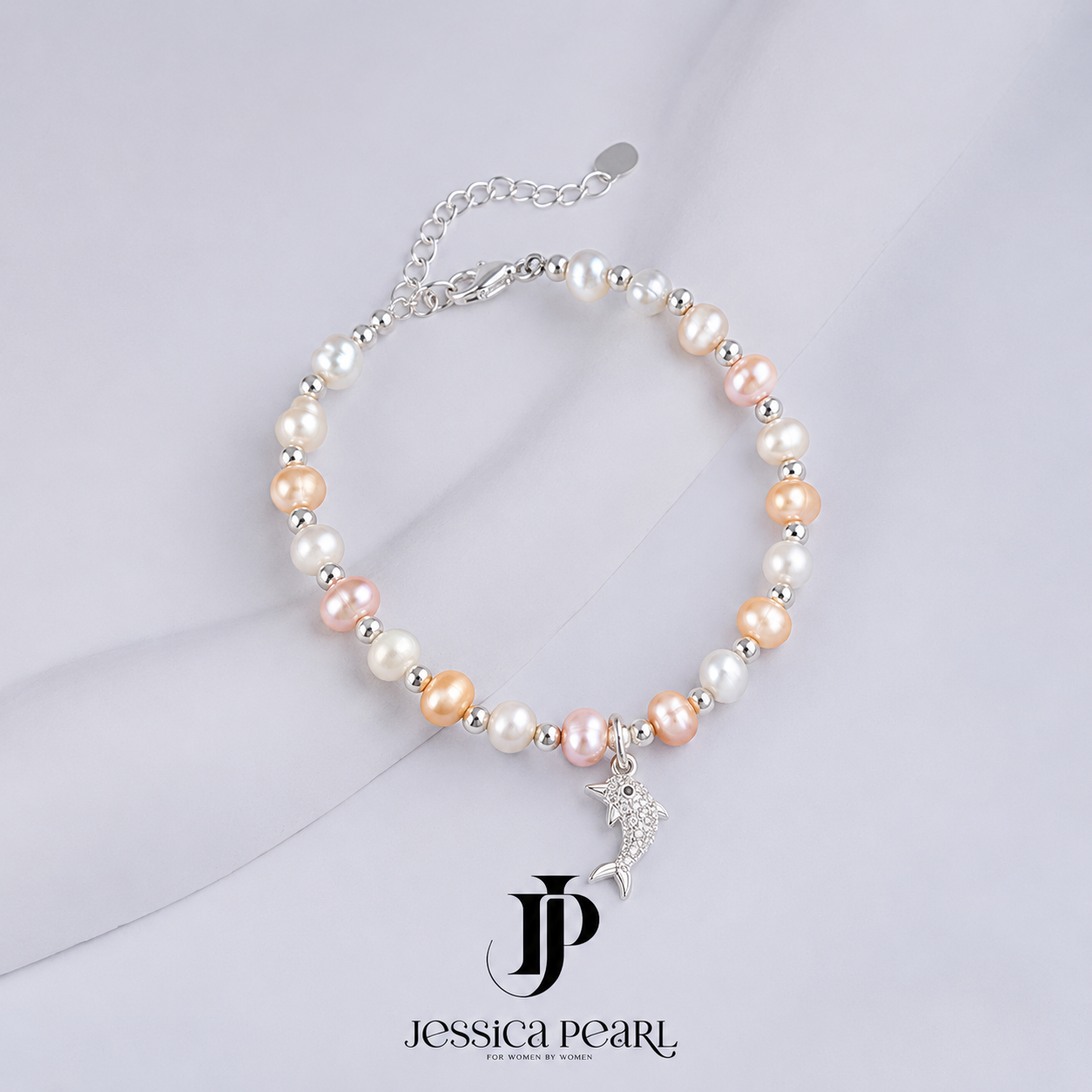 Vòng Tay Nữ Kya Jewel Ngọc Trai Multicolor JB28-D